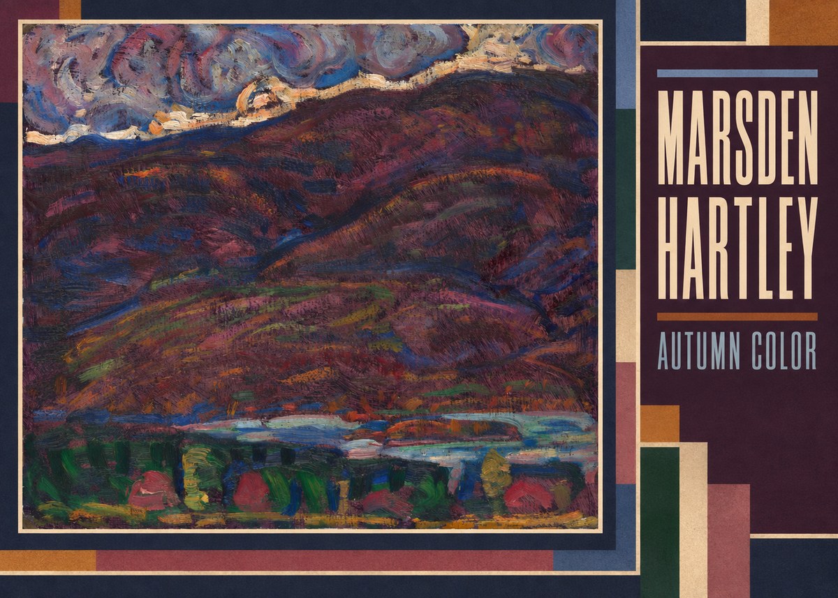 Marsden Hartley Autumn Color No4 - Póster