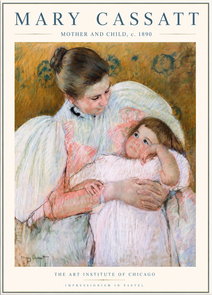 Mary Cassatt Mother and Child VI No3 - Póster