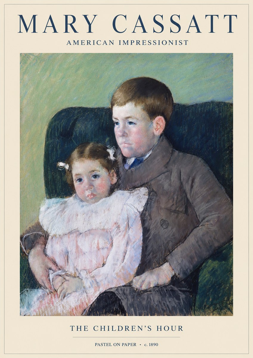 Mary Cassatt The Children's Hour No1 - Póster