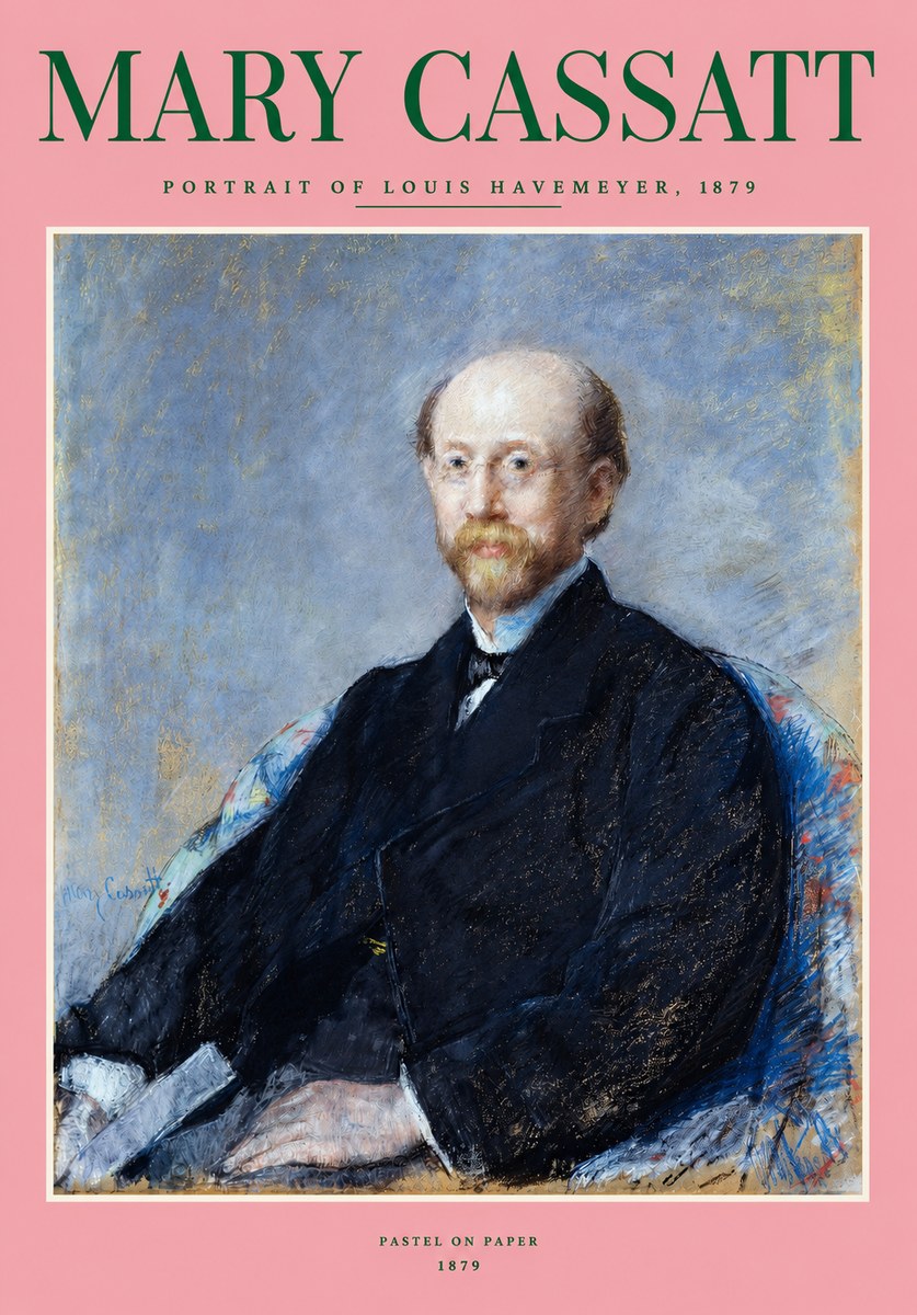 Mary Cassatt Portrait of Louis Havemeyer No2 - Póster