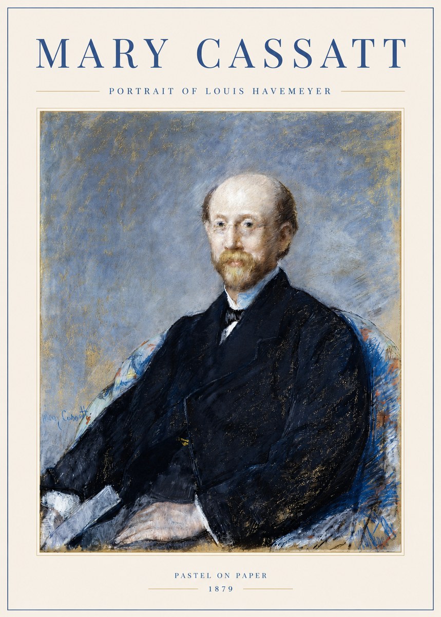 Mary Cassatt Portrait of Louis Havemeyer No3 - Póster
