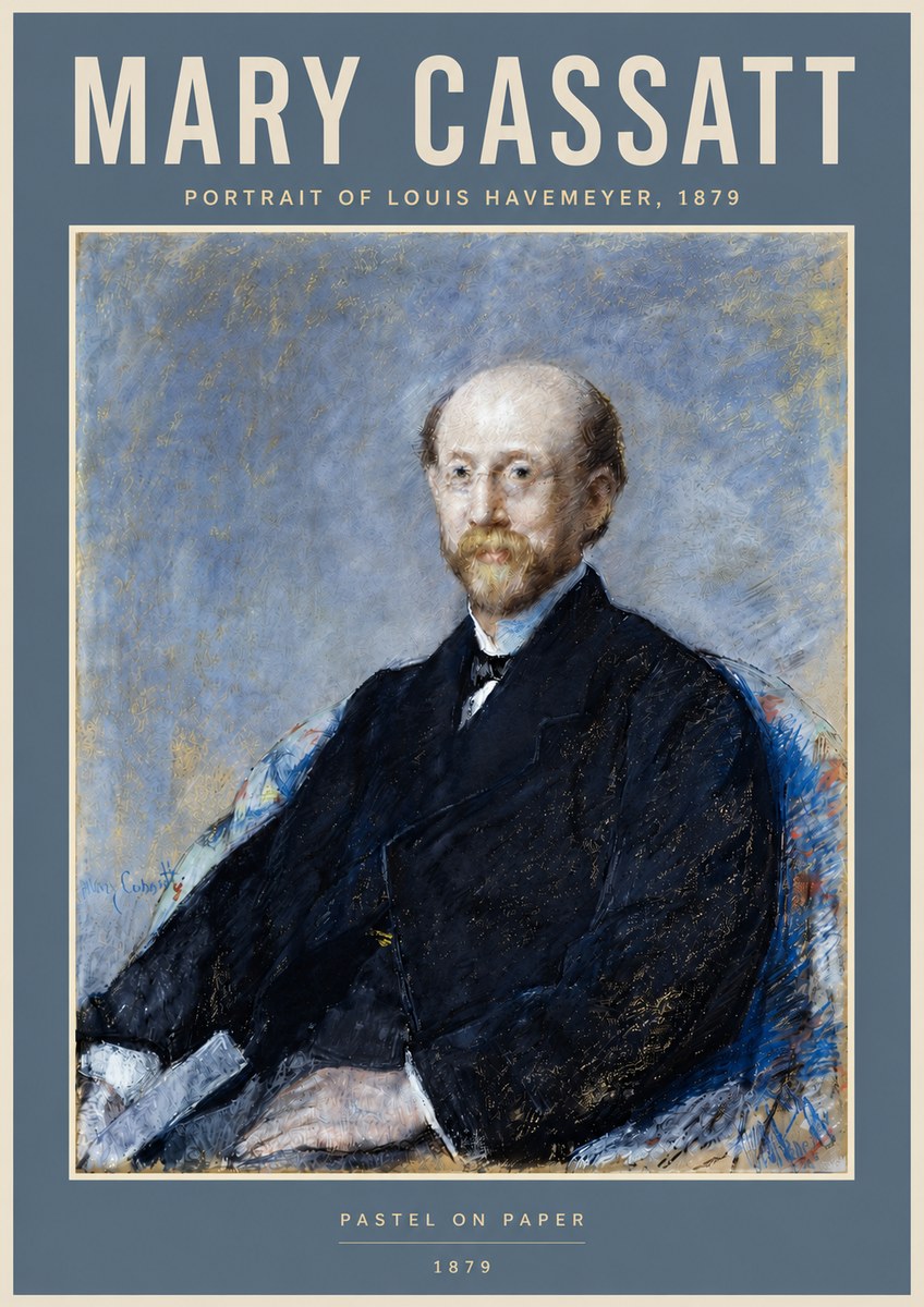 Mary Cassatt Portrait of Louis Havemeyer No4 - Póster