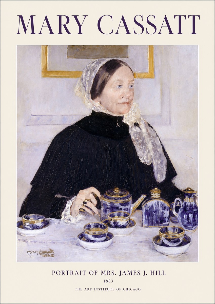 Mary Cassatt Portrait of Mrs. James J. Hill No1 - Póster