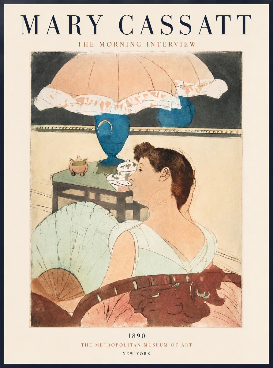 Mary Cassatt The Morning Interview No2 - Póster