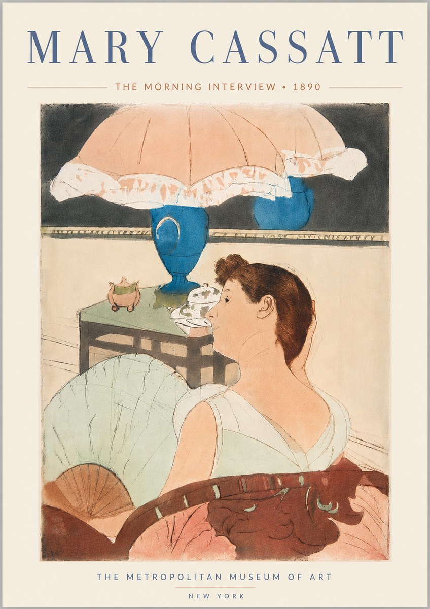 Mary Cassatt The Morning Interview No6 - Póster