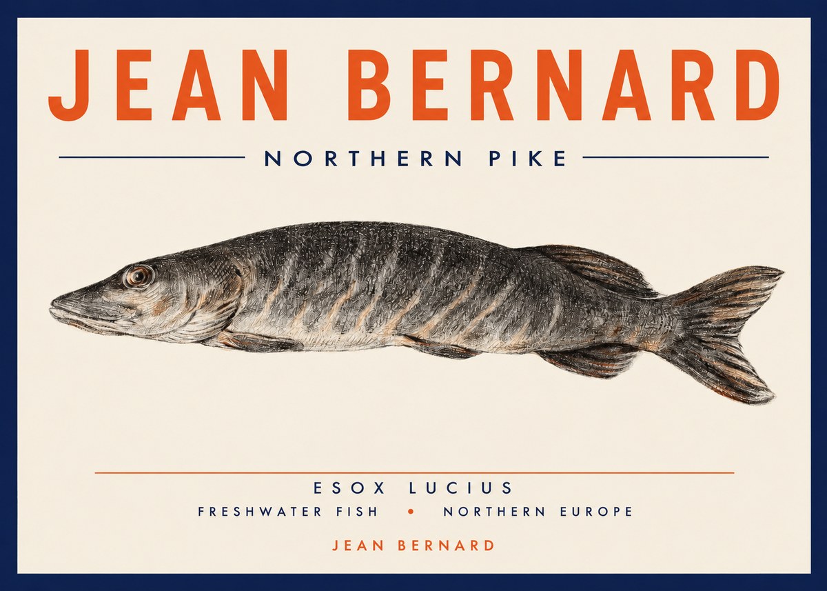 Jean Bernard Australian Lungfish No3 - Póster