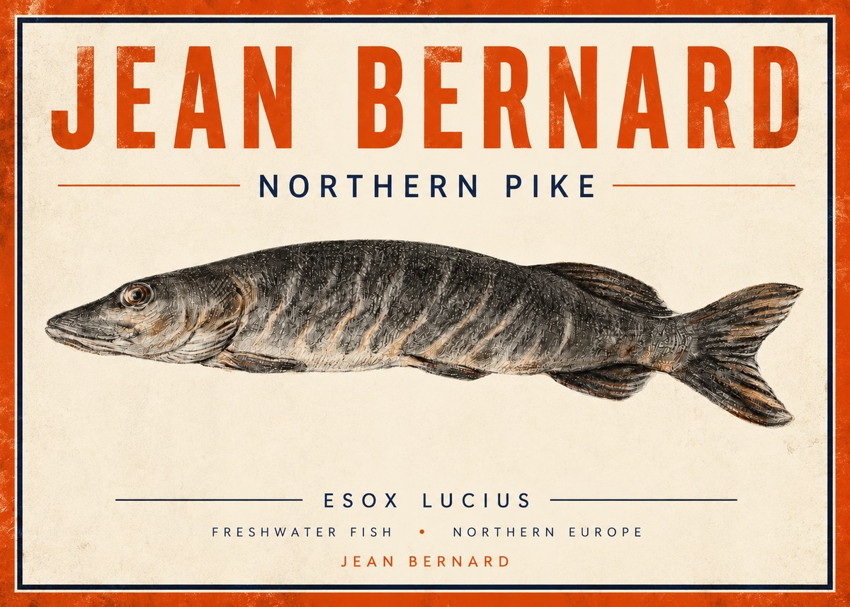 Jean Bernard Australian Lungfish No5 - Póster