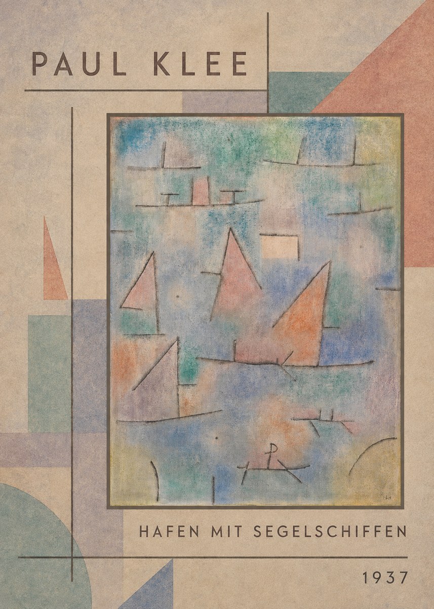 Paul Klee Hafen Mit Segelschiffen No2 - Póster