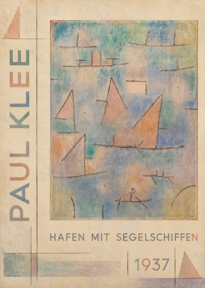 Paul Klee Hafen Mit Segelschiffen No5 - Póster