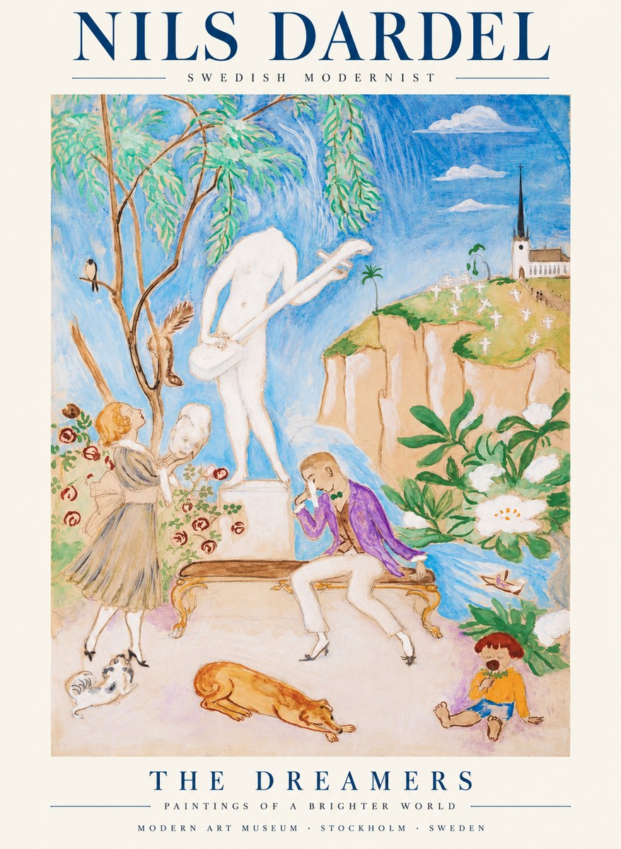 Nils Dardel The Song No2 - Póster