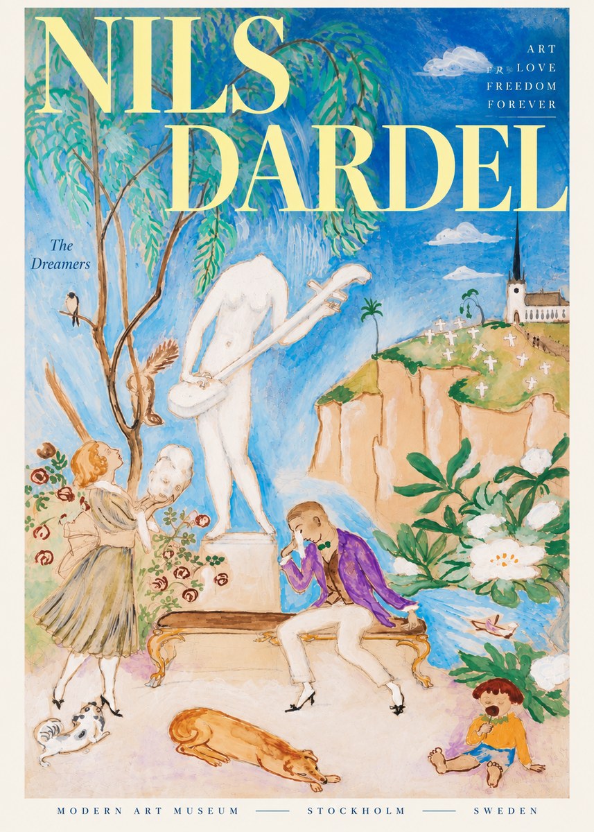 Nils Dardel The Song No4 - Póster