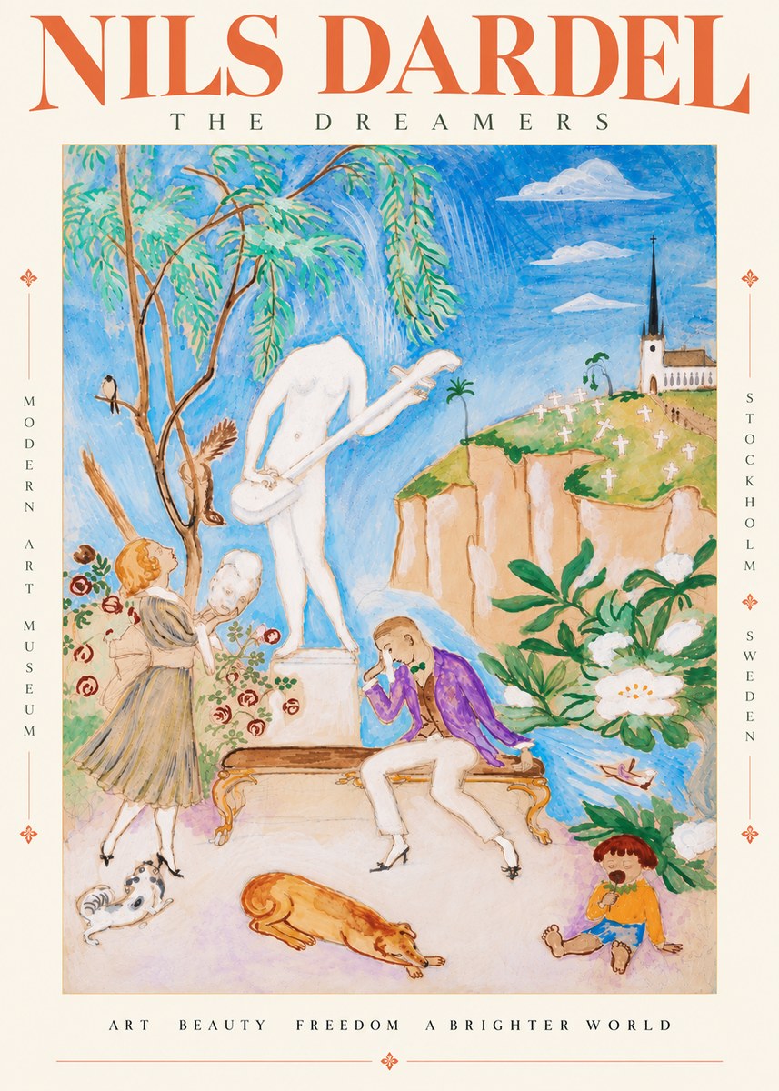 Nils Dardel The Song No6 - Póster