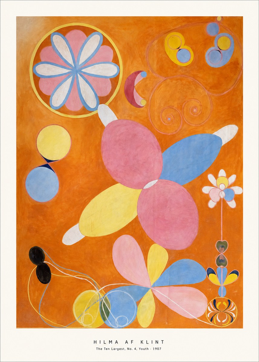 Hilma af Klint The Ten Largest, No. 4, Youth No6 - Póster