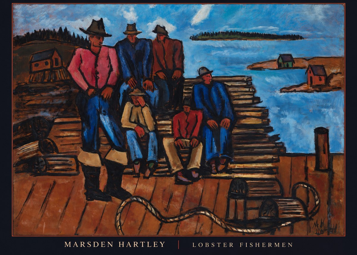 Marsden Hartley Lobster Fishermen I No4 - Póster