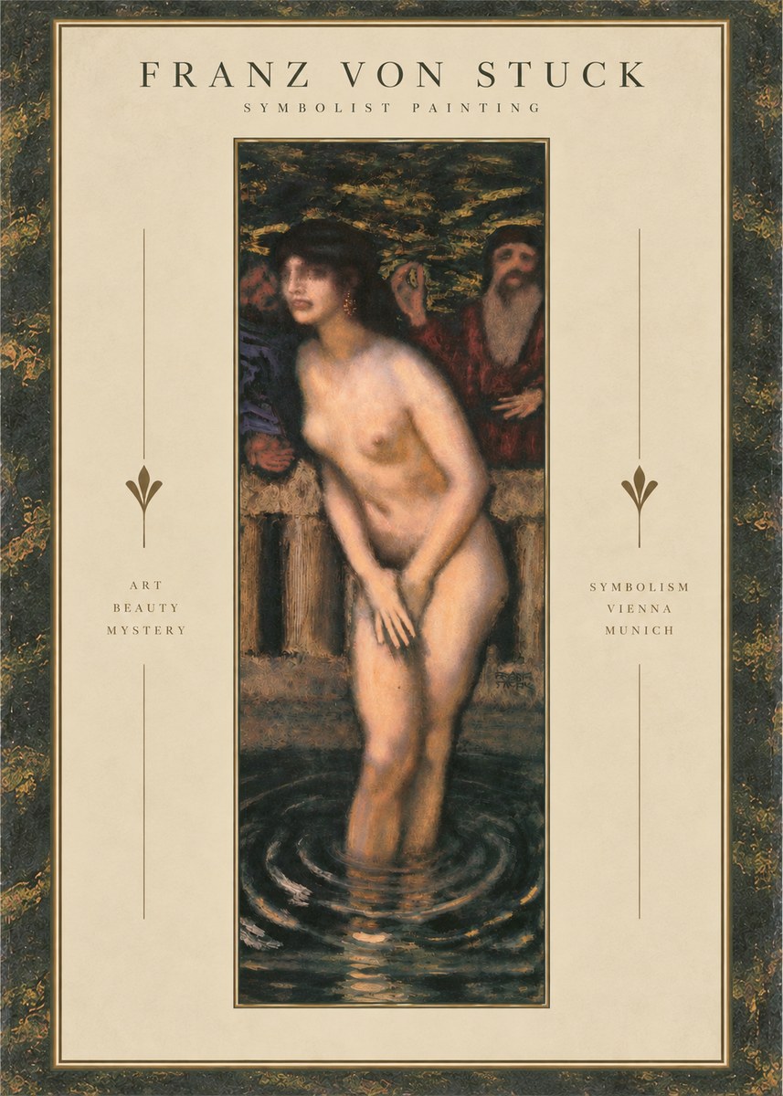 Franz von Stuck Susanna No4 - Póster