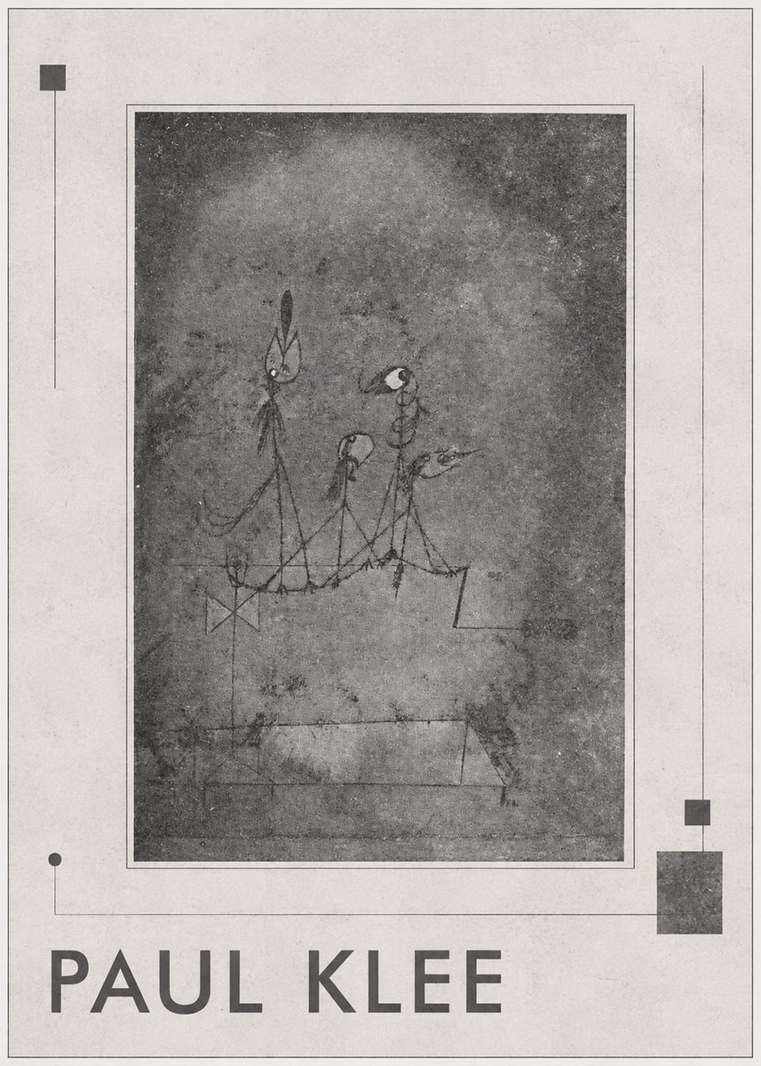 Paul Klee Group of Figures No1 - Póster