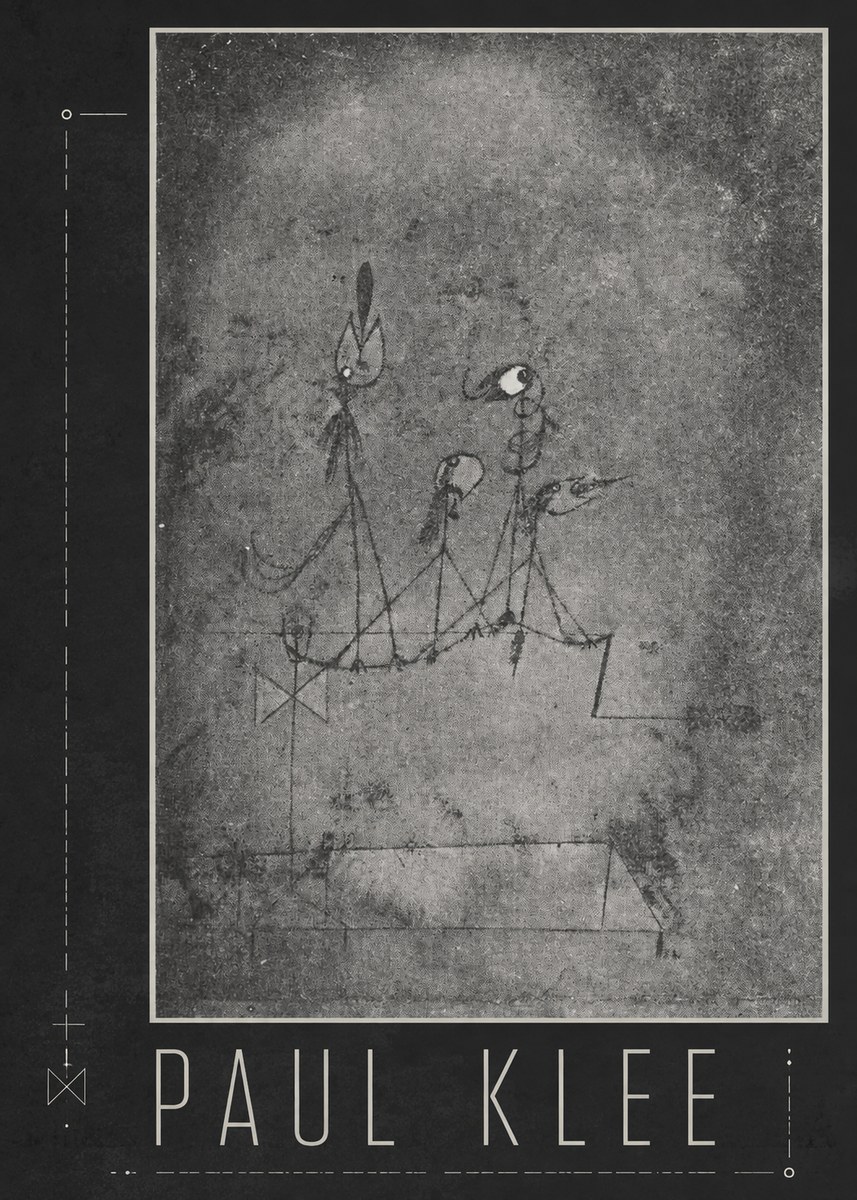 Paul Klee Group of Figures No3 - Póster