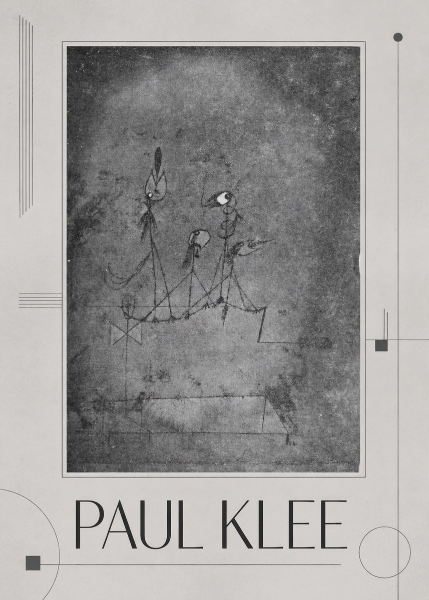 Paul Klee Group of Figures No4 - Póster