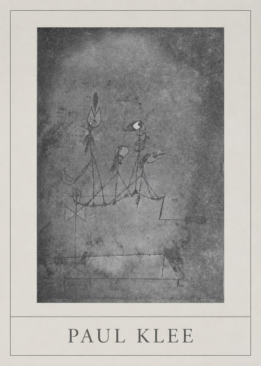 Paul Klee Group of Figures No5 - Póster