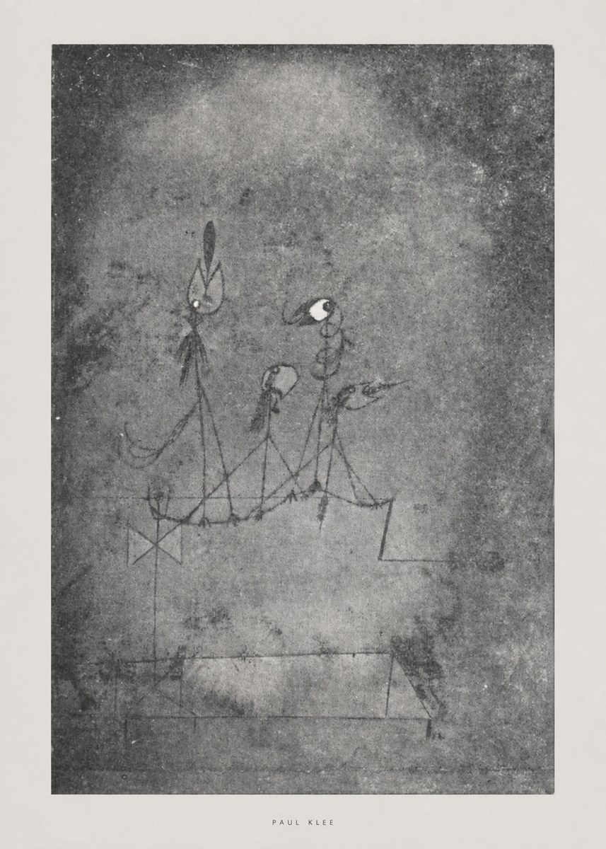 Paul Klee Group of Figures No6 - Póster