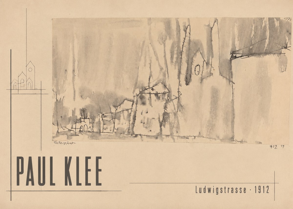 Paul Klee Ludwigstrasse No2 - Póster