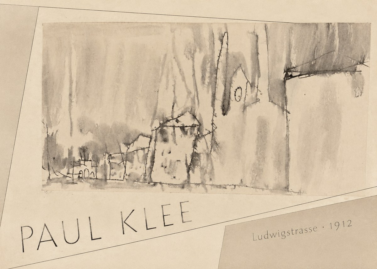 Paul Klee Ludwigstrasse No5 - Póster