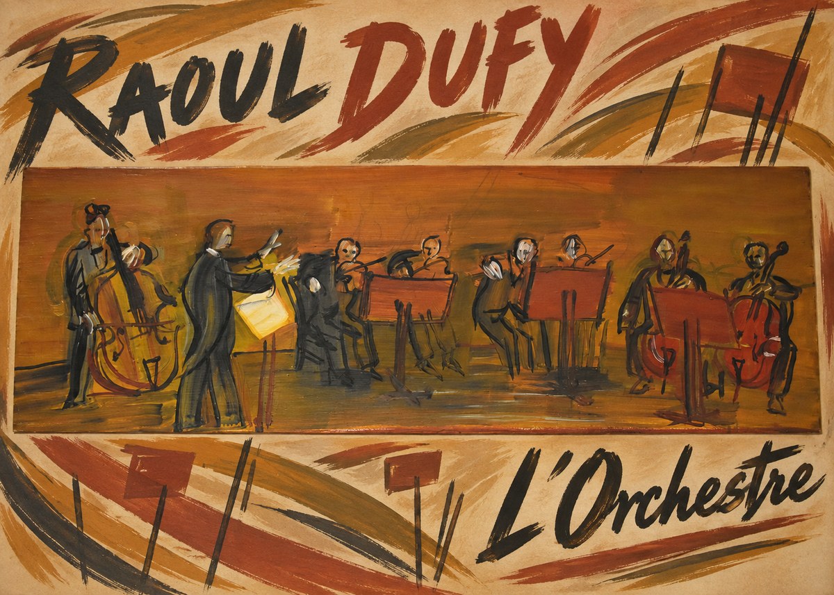 Raoul Dufy L'orchestre No5 - Póster