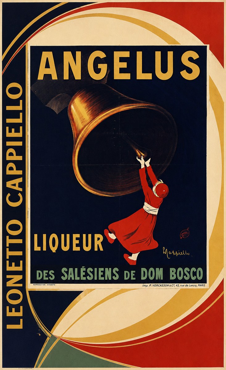Leonetto Cappiello Angelus Liqueur No2 - Póster