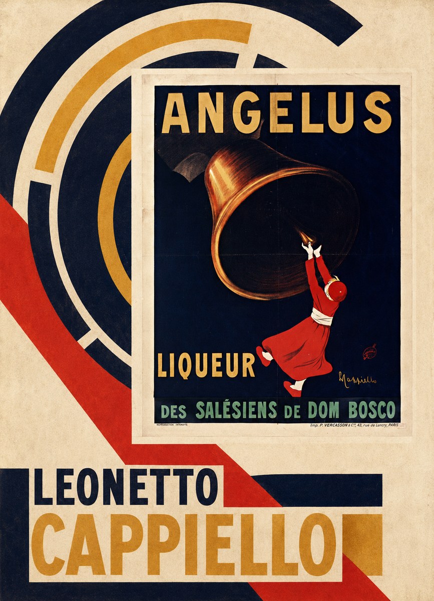 Leonetto Cappiello Angelus Liqueur No4 - Póster