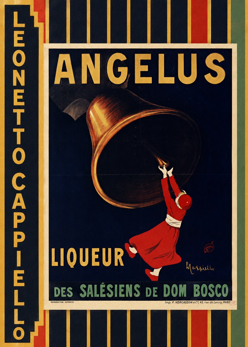 Leonetto Cappiello Angelus Liqueur No5 - Póster