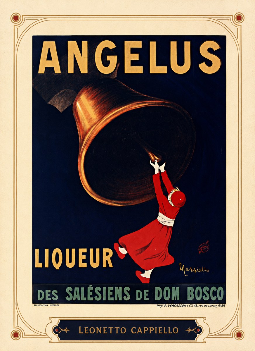 Leonetto Cappiello Angelus Liqueur No6 - Póster