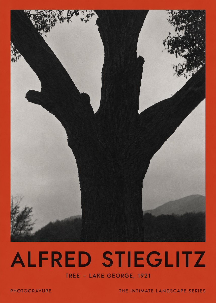 Alfred Stieglitz Tree - Lake George, 1921 No2 - Póster