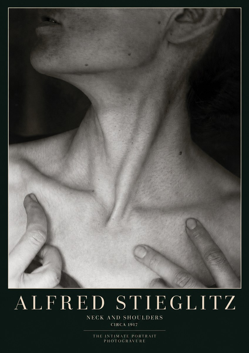 Alfred Stieglitz Neck and Shoulders No3 - Póster