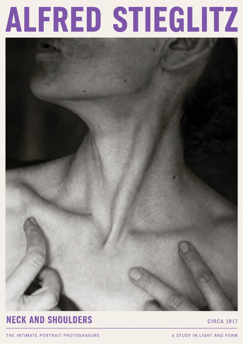 Alfred Stieglitz Neck and Shoulders No4 - Póster