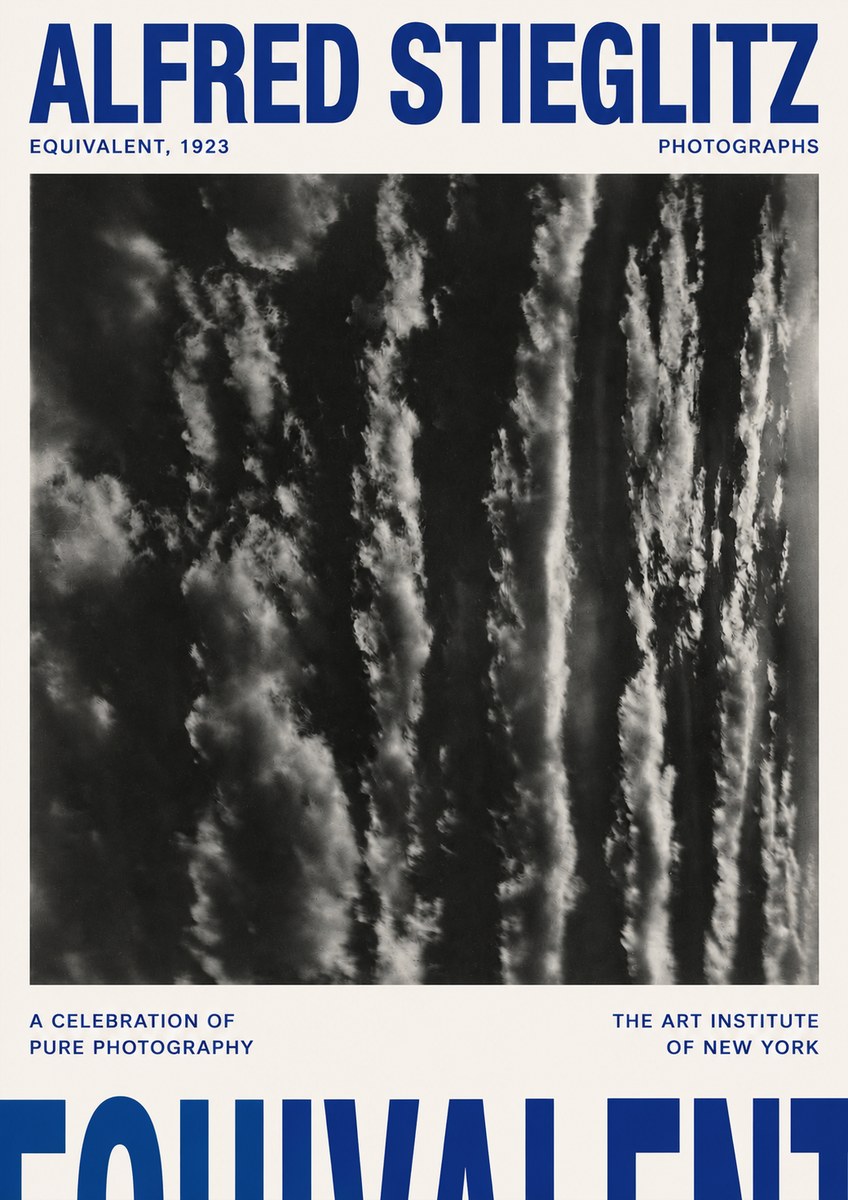 Alfred Stieglitz Equivalent I No4 - Póster