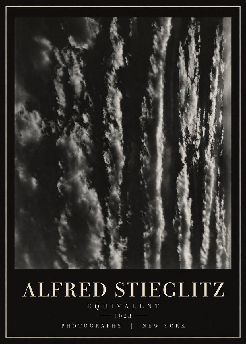 Alfred Stieglitz Equivalent I No6 - Póster