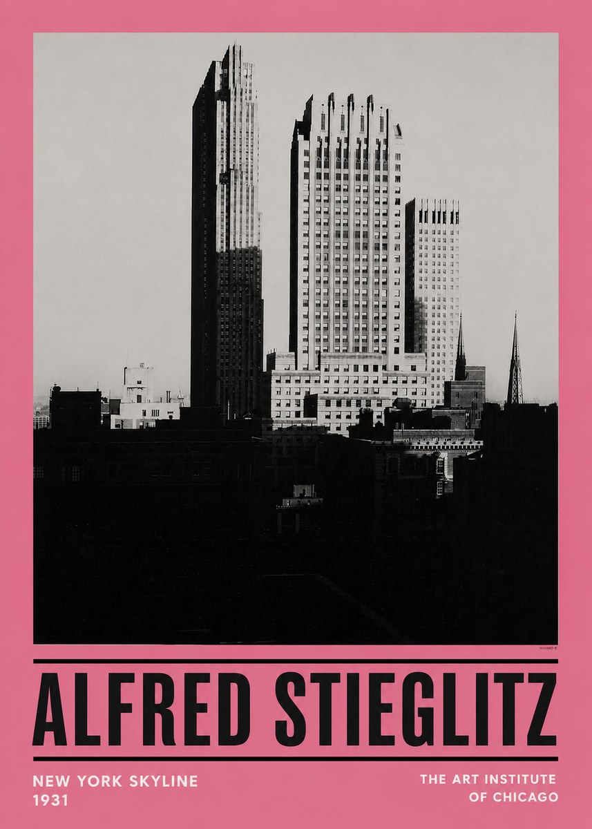 Alfred Stieglitz New York Skyline No4 - Póster