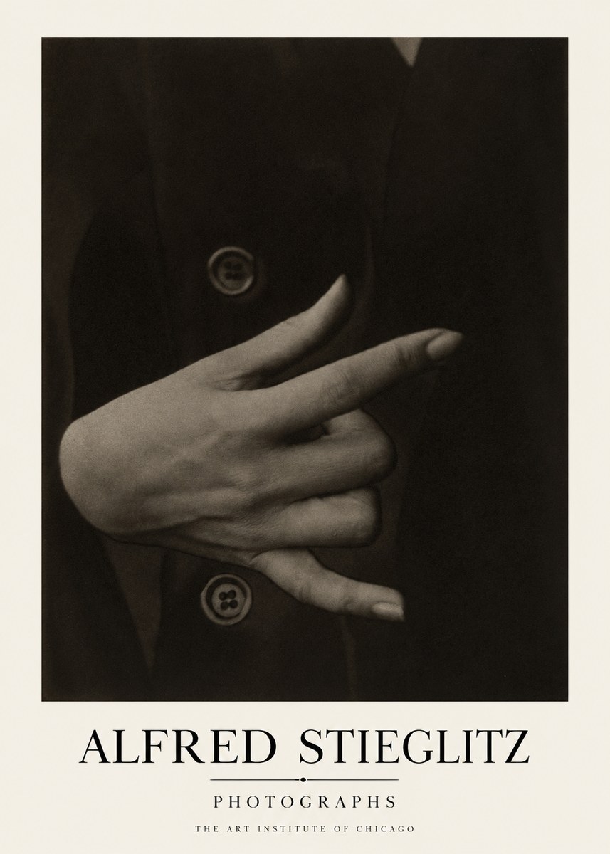 Alfred Stieglitz Hands No1 - Póster