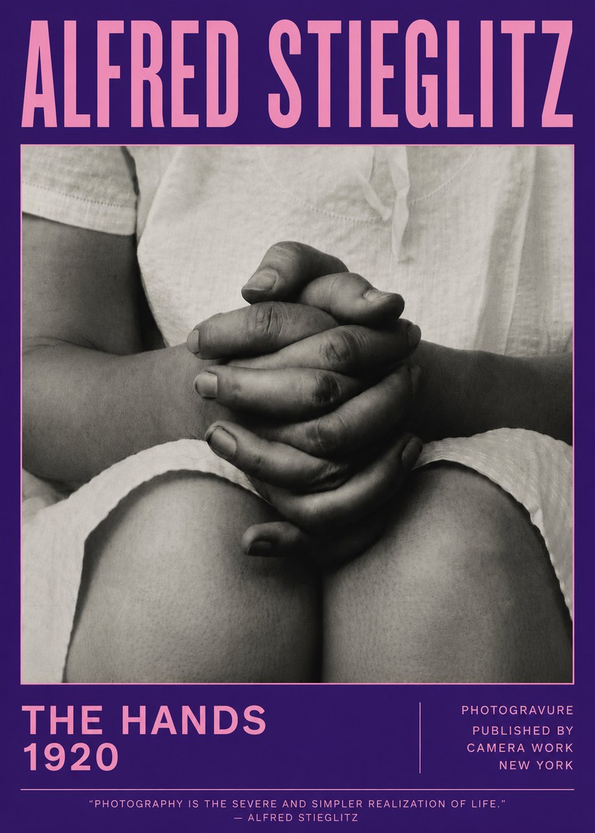 Alfred Stieglitz The Hands No6 - Póster