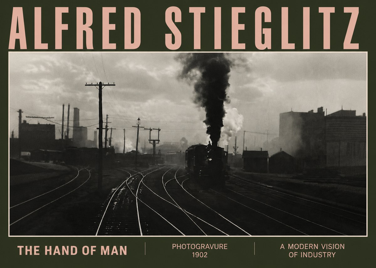 Alfred Stieglitz The Hand of Man I No3 - Póster