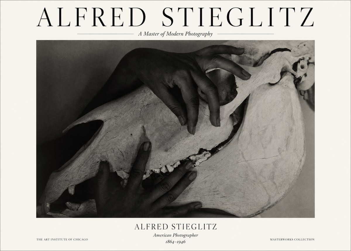 Alfred Stieglitz Georgia O'keeffe - Hands and Skull No1 - Póster