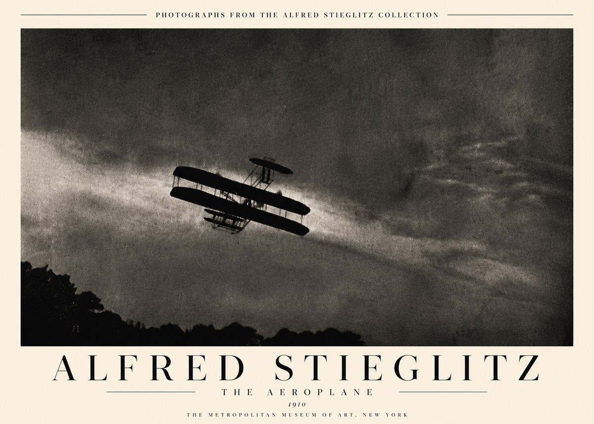 Alfred Stieglitz The Aeroplane No5 - Póster