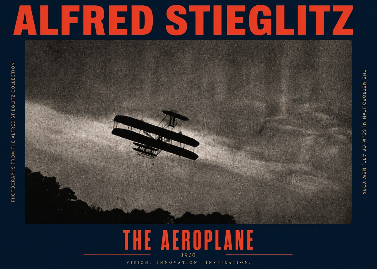 Alfred Stieglitz The Aeroplane No6 - Póster