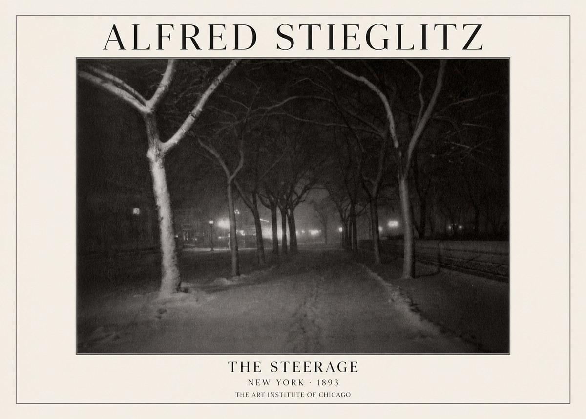 Alfred Stieglitz Winter—fifth Avenue, New York No4 - Póster