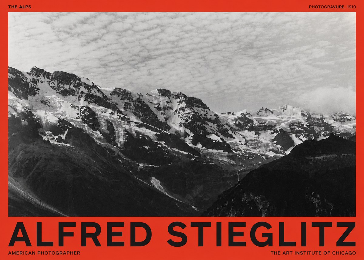 Alfred Stieglitz The Alps No2 - Póster
