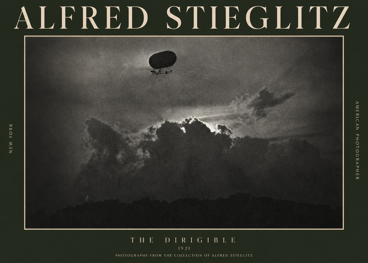Alfred Stieglitz The Dirigible No3 - Póster