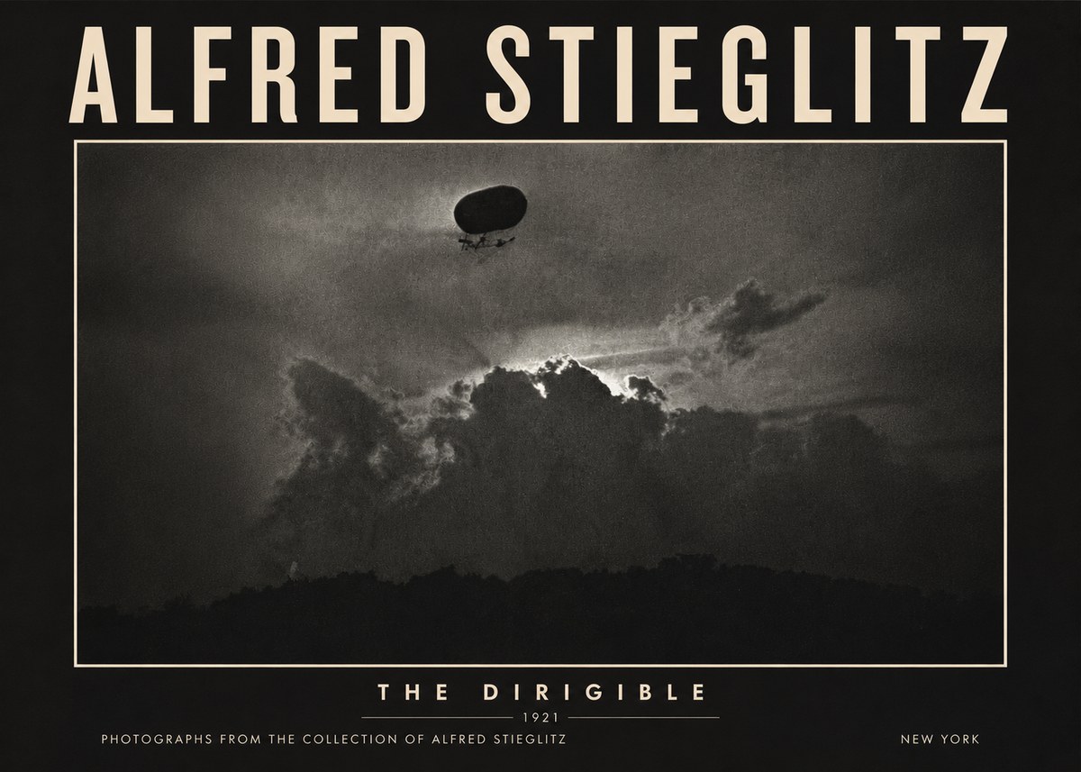 Alfred Stieglitz The Dirigible No5 - Póster