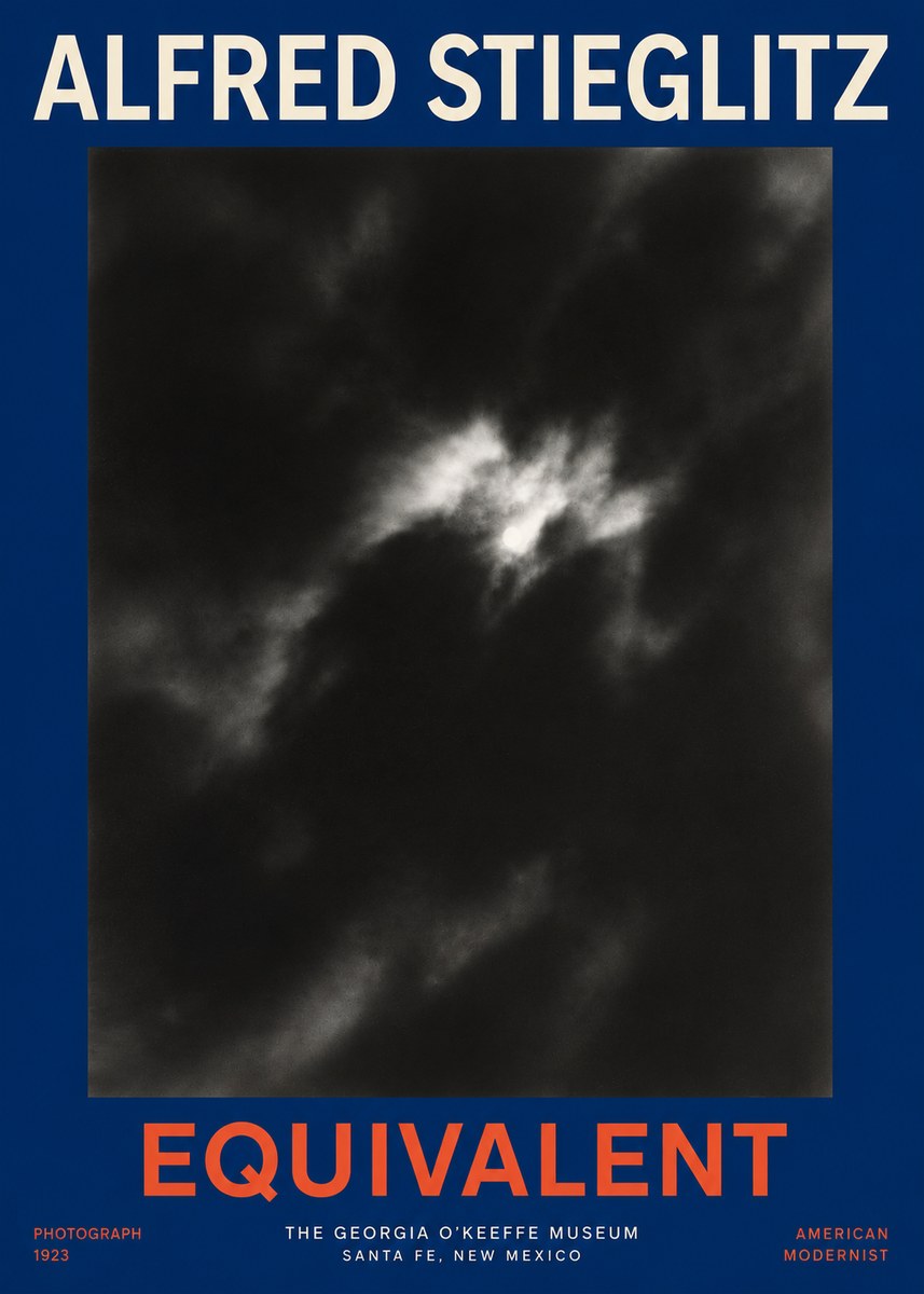 Alfred Stieglitz Equivalent IV No4 - Póster