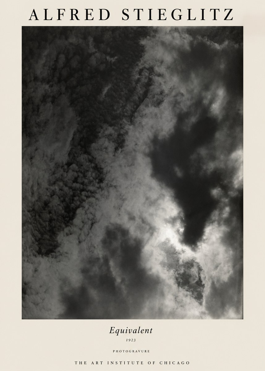 Alfred Stieglitz Equivalent V No1 - Póster