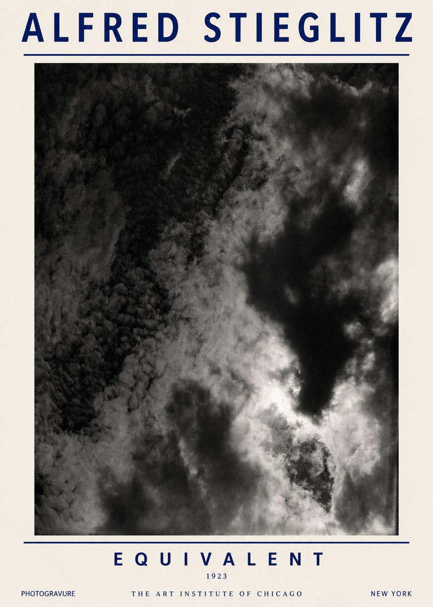 Alfred Stieglitz Equivalent V No3 - Póster